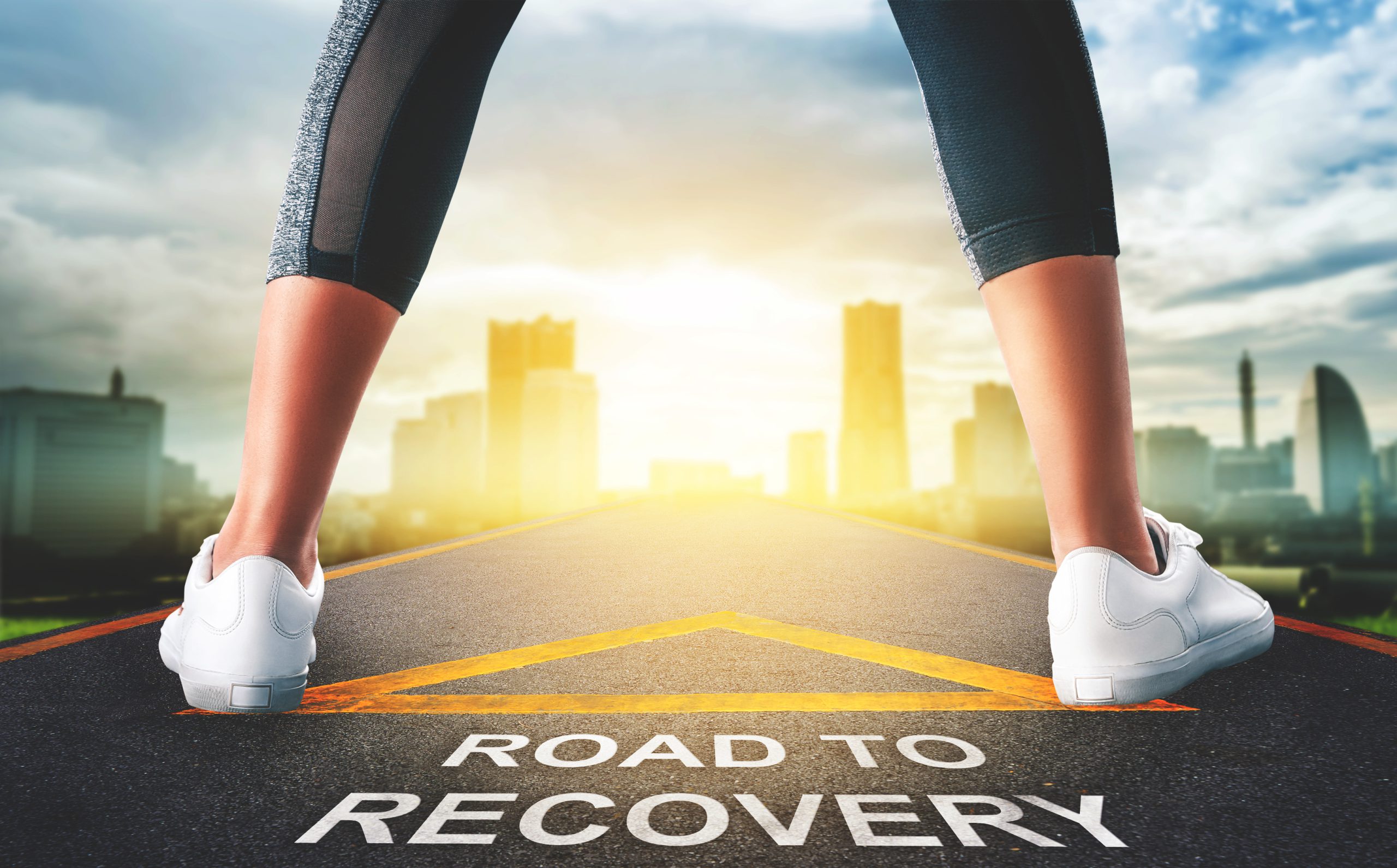 image shows road to recovery from sober coach Casey sobriety coaching services
