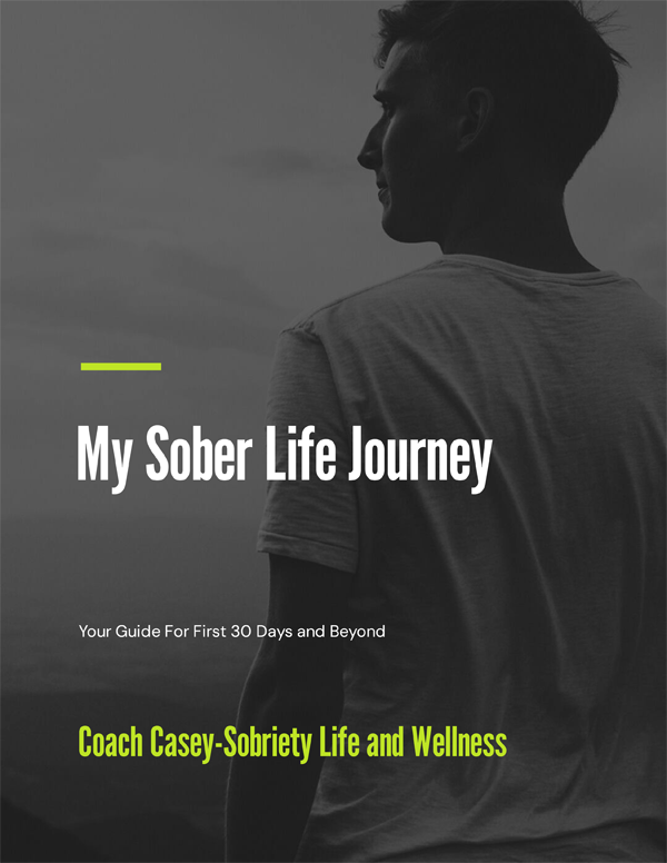 image shows cover of My Sober Life Journey-First 30 Days and Beyond eBook